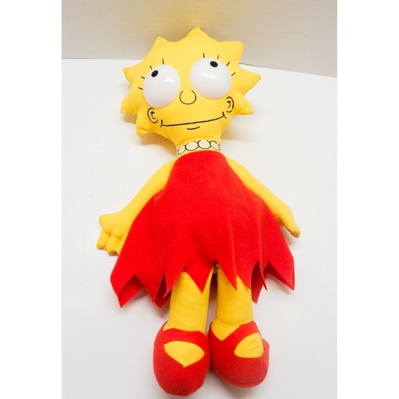 The Simpsons Lisa Simpson Collectible Dan-Dee Plush Stuffed Rag Doll Groening - Picture 9 of 12